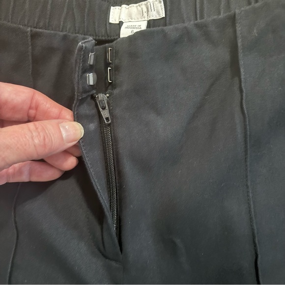J Jill Women’s Pants Black Size 6 Elastic Waist Mid Rise Soft Comfortable‎ - Picture 3 of 8
